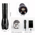 Power Bank USB rechargeable strong light